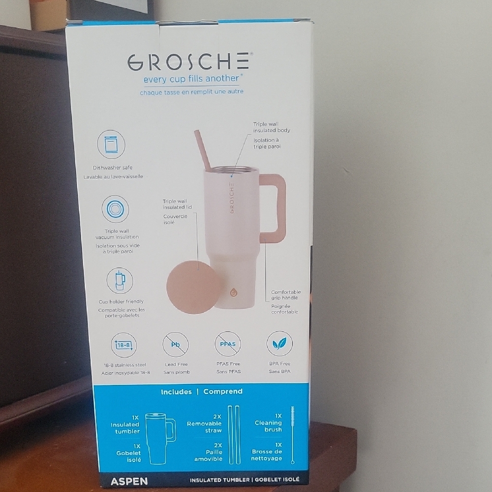 Aspen Insulated Tumbler - Tan - Picture 3 of 3